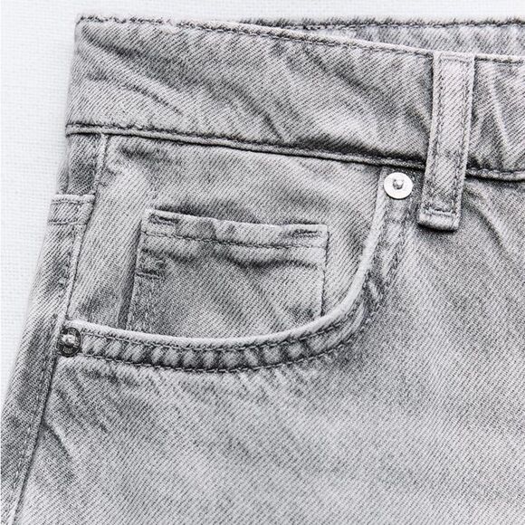 ZARA MID-RISE Z1975 WIDE LEG JEANS
GRAY - Picture 5 of 7